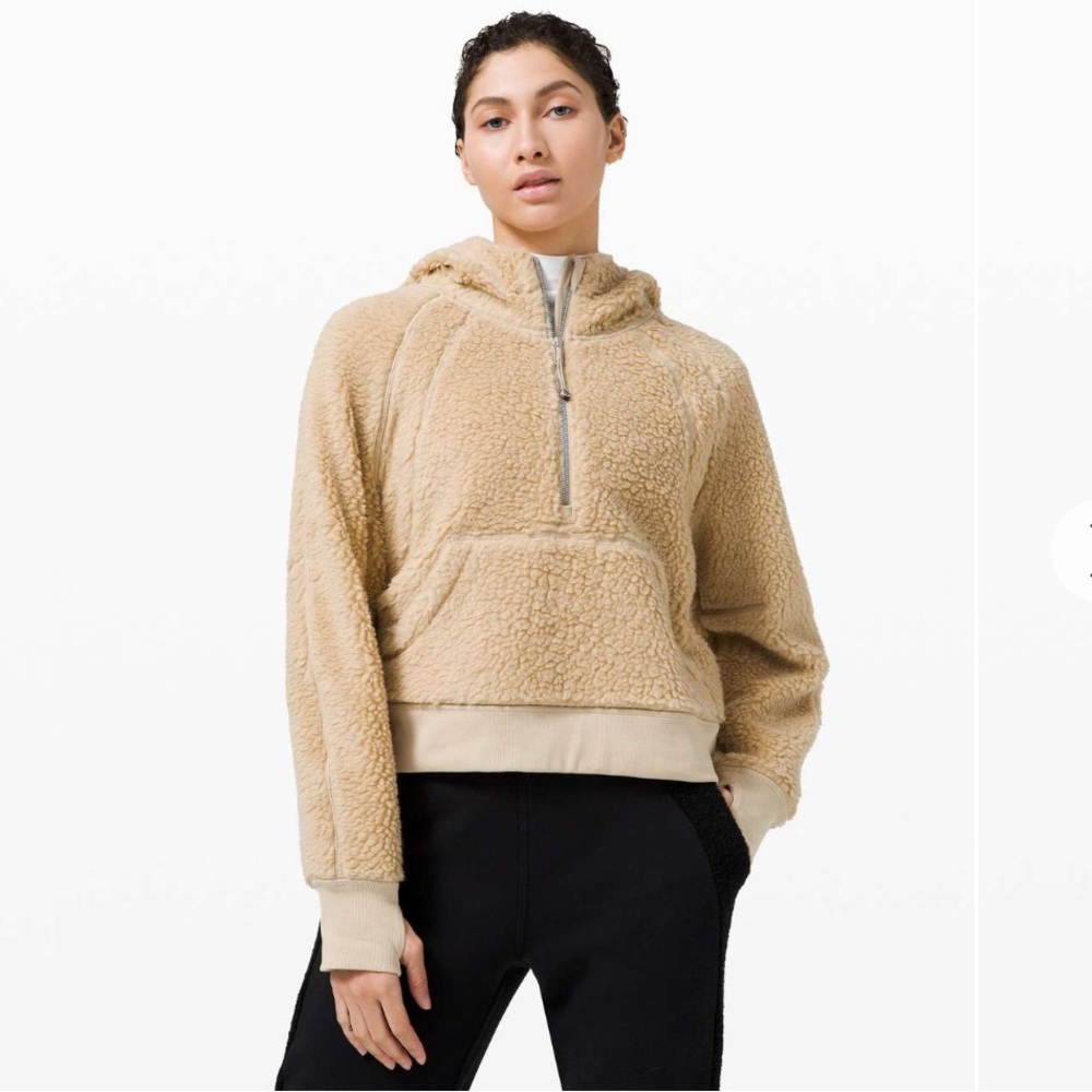 Lululemon Scuba Oversized Sherpa 1/2 Zip size xs/s